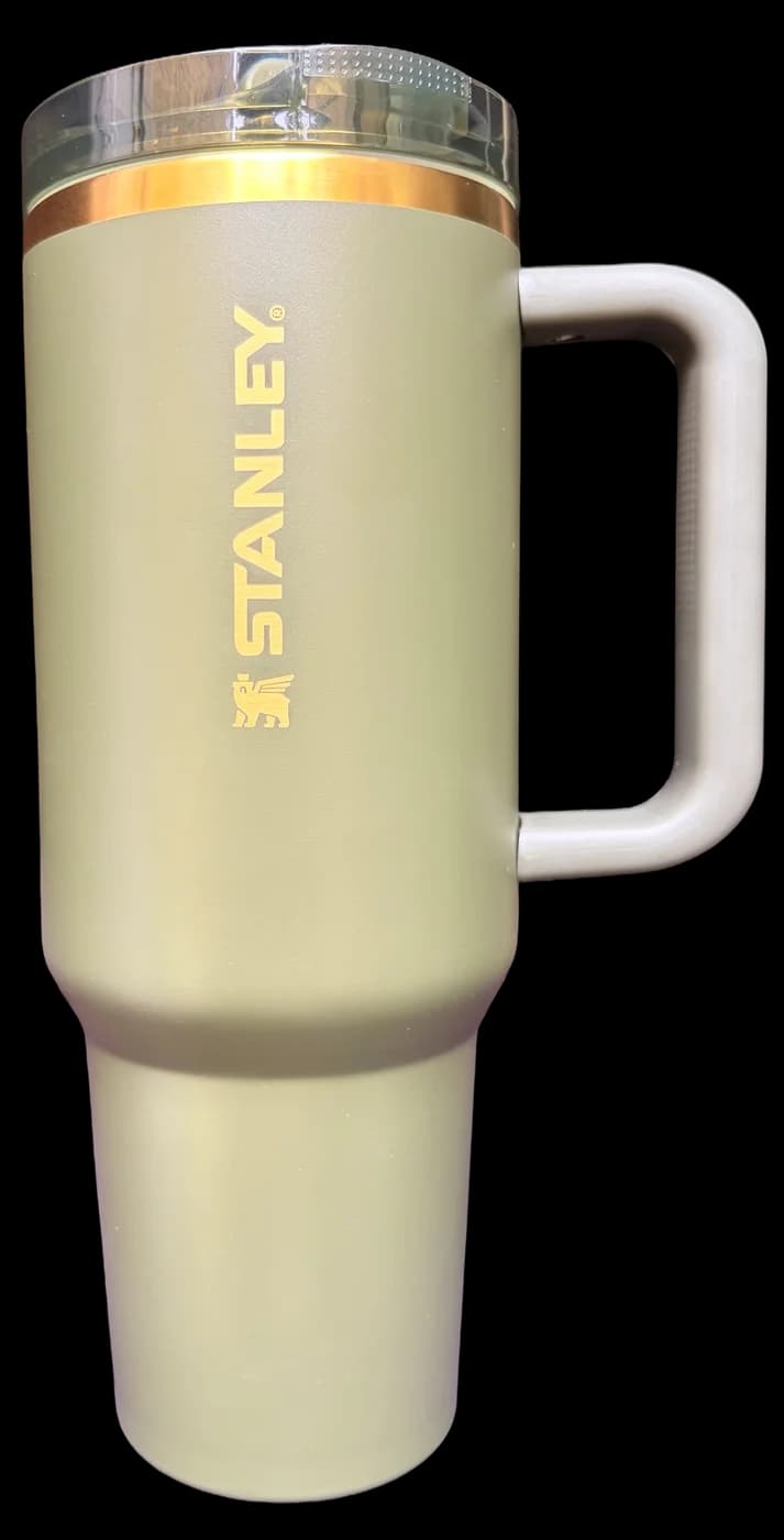 Stanley 40oz Gilded Flip Straw in Cypress