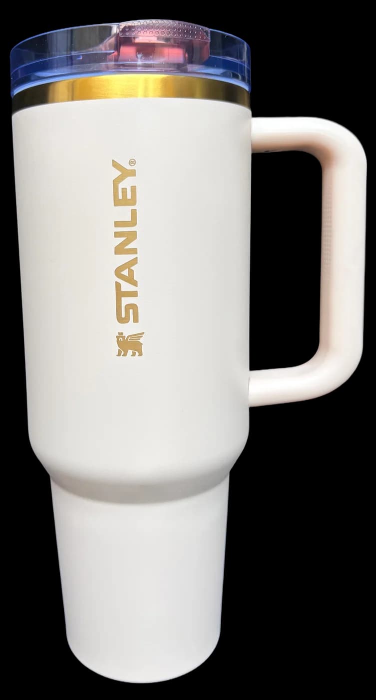 Stanley 40oz Gilded Flip Straw in Gilded Sugar